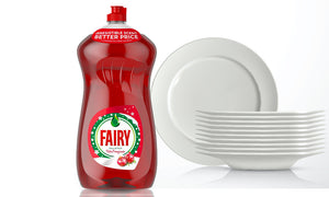Fairy Clean & Fresh Washing Up Liquid, Festive Pomegranate, Pack of 1,2,3 or 4, 1.19L