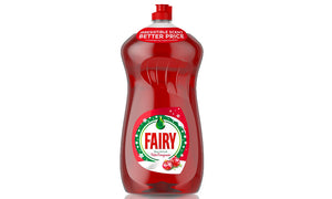 Fairy Clean & Fresh Washing Up Liquid, Festive Pomegranate, Pack of 1,2,3 or 4, 1.19L