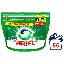 Load image into Gallery viewer, Ariel 3-in-1 Pods Original Washing Capsules, 55 Washes
