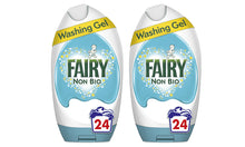 Load image into Gallery viewer, Fairy Washing Gel, Non-Bio, Pack of 1, 2, 3 or 4, 24 Washes, 888ml