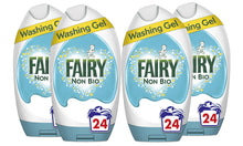 Load image into Gallery viewer, Fairy Washing Gel, Non-Bio, Pack of 1, 2, 3 or 4, 24 Washes, 888ml