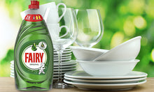 Load image into Gallery viewer, Fairy Washing Up Dishwashing Liquid, Original, Pack of 1, 2, 3 or 4, 780ml