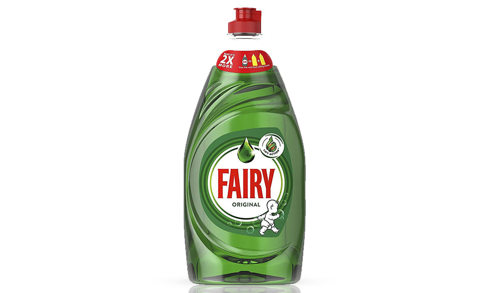 Fairy Washing Up Dishwashing Liquid, Original, Pack of 1, 2, 3 or 4, 780ml