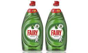 Fairy Washing Up Dishwashing Liquid, Original, Pack of 1, 2, 3 or 4, 780ml
