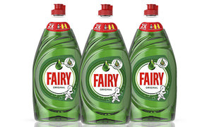 Fairy Washing Up Dishwashing Liquid, Original, Pack of 1, 2, 3 or 4, 780ml