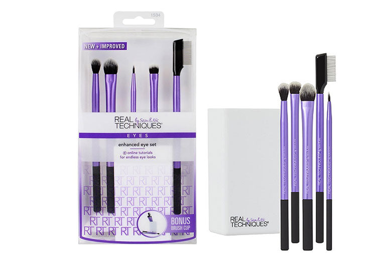 REAL TECHNIQUES ENHANCED EYE SET 5PC