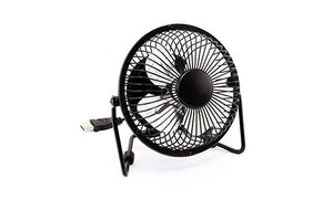 Status Portable Metal USB Mini Fan, 4 Inch: