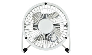 Status Portable Metal USB Mini Fan, 4 Inch:
