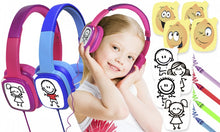 Load image into Gallery viewer, SoundZ Doodle Kids Headphone