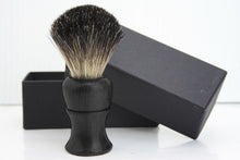 Load image into Gallery viewer, Hair Shaving Brush in Ebony Handle