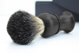Hair Shaving Brush in Ebony Handle