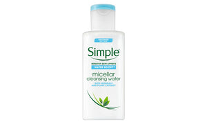 Simple Water Boost Micellar Cleansing Water with Skin Academy Cucumber Sheet Mask