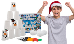 Snowman Showdown Pyramid Challenge Game