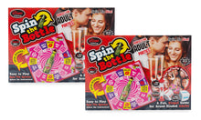 Load image into Gallery viewer, Risque Edition Spin the Bottle Game with 10x10 Spinner Board