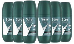 Sure Advanced Protection Roll On, Pack of Six, 100ml