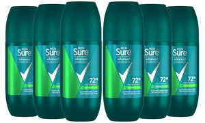 Sure Advanced Protection Roll On, Pack of Six, 100ml