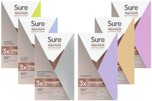 Load image into Gallery viewer, Sure Women Maximum Protection Anti-Perspirant Deodorant Cream, Pack of six, 45ml