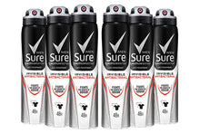 Load image into Gallery viewer, Sure For Men Anti-perspirant Body Spray Deodorant, Pack of Six, 250ml