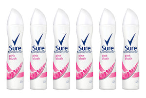 Sure Women Anti Perspirant Deodorant, Pack of six, 250 ml