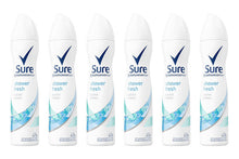 Load image into Gallery viewer, Sure Women Anti Perspirant Deodorant, Pack of six, 250 ml