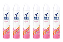 Load image into Gallery viewer, Sure Women Anti Perspirant Deodorant, Pack of six, 250 ml