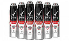 Load image into Gallery viewer, Six-Pack of Sure Men&#39;s Antiperspirants Body Spray Deodorant 150ml/250ml