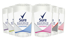 Load image into Gallery viewer, Sure Women Maximum Protection Anti-Perspirant Deodorant Cream, 3 or 6 Pack, 45ml