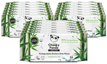 Load image into Gallery viewer, The Cheeky Panda Biodegradable Bamboo Baby Wipes