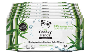 The Cheeky Panda Biodegradable Bamboo Baby Wipes