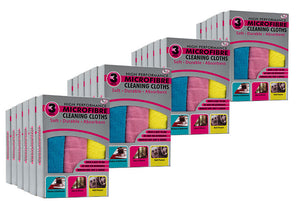 Tidyz High Performance Microfibre Cleaning Cloths, 3 Pack