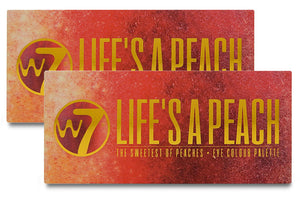 W7 Eye Palette Life's a Peach 12 Shades & Duo Blush
