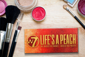 W7 Face Palette Life's A Peach 5 Shades
