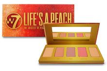 Load image into Gallery viewer, W7 Face Palette Life&#39;s A Peach 5 Shades
