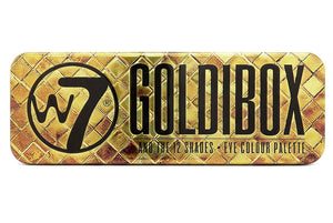 W7 Goldibox Eye Colour Tin 12 Shades