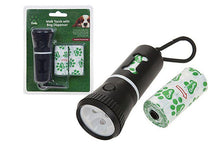 Load image into Gallery viewer, Walk LED Torch With Doggy Bag Holder and Spare Bags