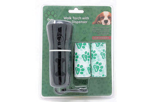 Walk LED Torch With Doggy Bag Holder and Spare Bags