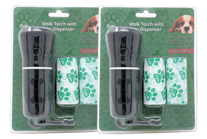Walk LED Torch With Doggy Bag Holder and Spare Bags