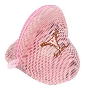 Haven Zippered Mesh Laundry Clothes Washing Bags - Pack of 5, White or Pink