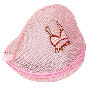 Haven Zippered Mesh Laundry Clothes Washing Bags - Pack of 5, White or Pink