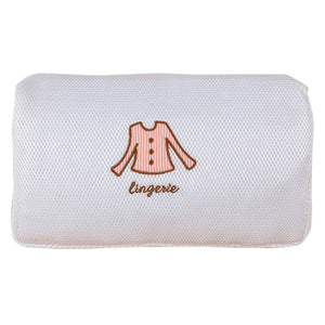 Haven Zippered Mesh Laundry Clothes Washing Bags - Pack of 5, White or Pink
