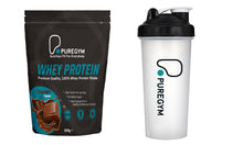 Load image into Gallery viewer, PureGym Whey Protein Powder and Shaker Bottle 908g
