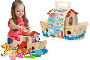Tobar Wooden Noah's Ark Playset