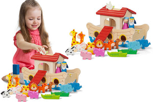 Tobar Wooden Noah's Ark Playset