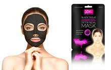 Load image into Gallery viewer, Black Tissue Charcoal Detox Facial Mask