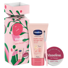 Load image into Gallery viewer, Vaseline Hand Cream, Lip Balm &amp; Lip Brush It's All Rosy Glow On Gift Set For Her