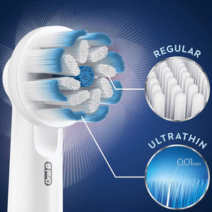 4xOral-B FlossAction, CrossAction, 3D White or Sensi Clean Toothbrush RefillHead