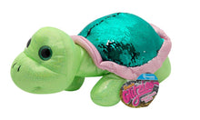 Load image into Gallery viewer, Doodle 13&quot; Magic Sequin Plush Turtle, Assorted Colours
