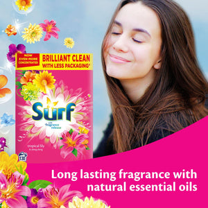 130W Surf Tropical Lily Laundry Powder & 58W Comfort Sunburst Fabric Conditioner