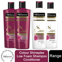 Load image into Gallery viewer, 2 of Each 400ml Tresemme Pro Collection Colour Shineplex Sulphate Free Shmp&amp;Cond