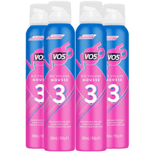 Load image into Gallery viewer, VO5 Big Volume Mousse For Plumped up Volume &amp; Hold 200ml Pack of 4